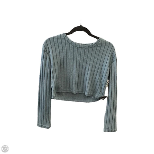 Top Long Sleeve By Shein In Blue, Size: M