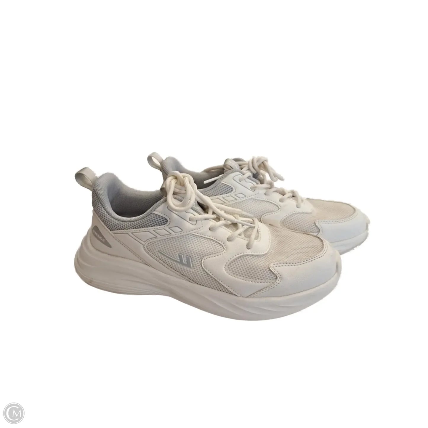 Shoes Athletic By Clothes Mentor In White, Size: 10.5