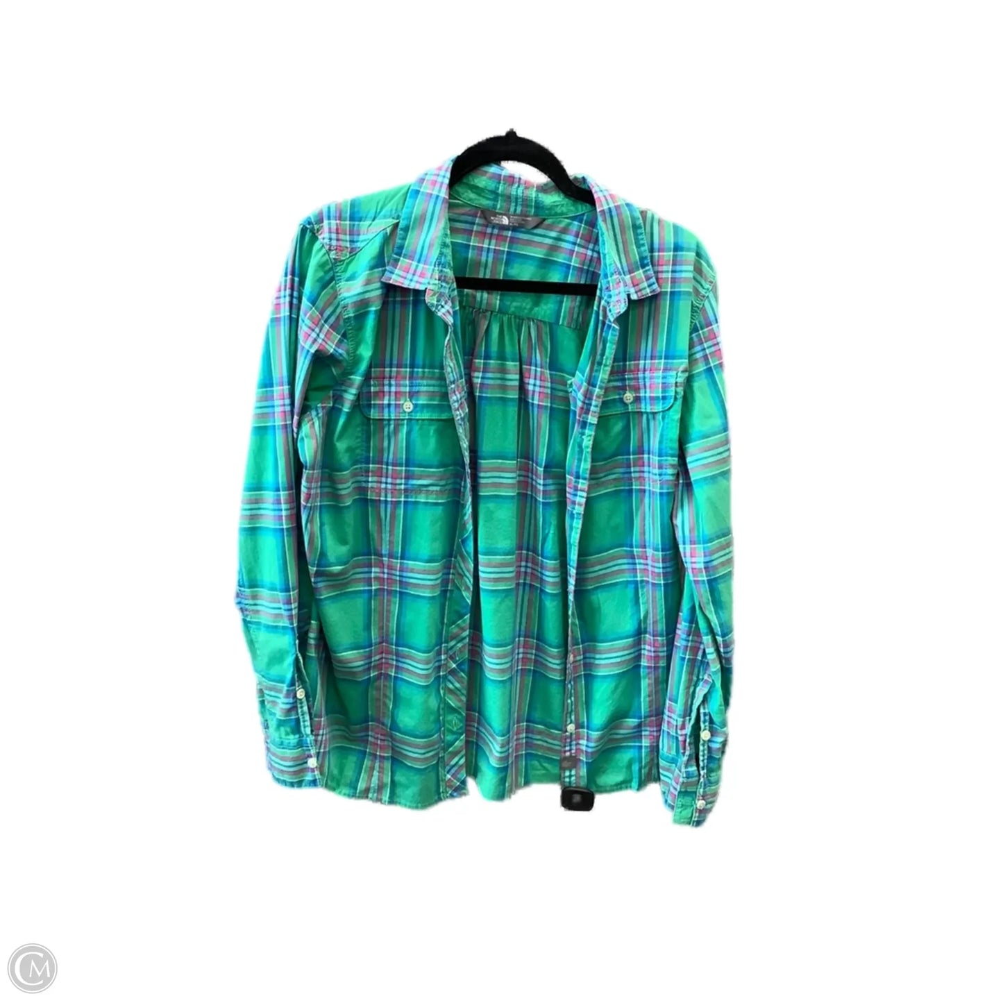 Top Long Sleeve By The North Face In Green, Size: Xl