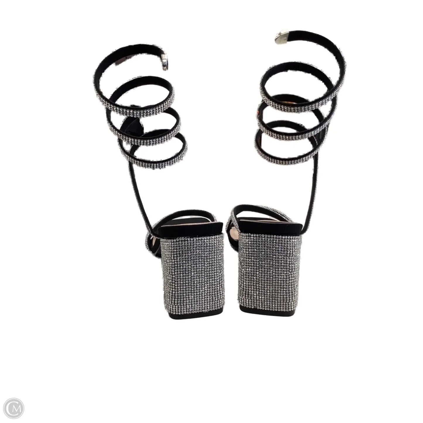 Shoes Heels Block By Clothes Mentor In Silver, Size: 10