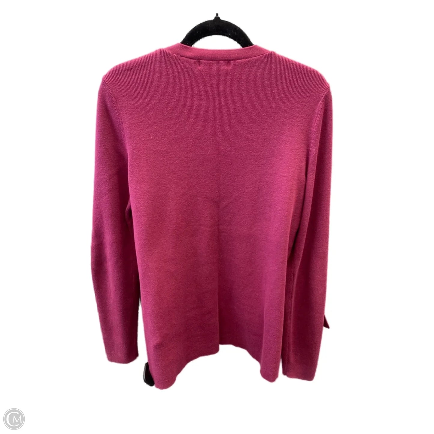 Cardigan By Liz Claiborne In Purple, Size: L