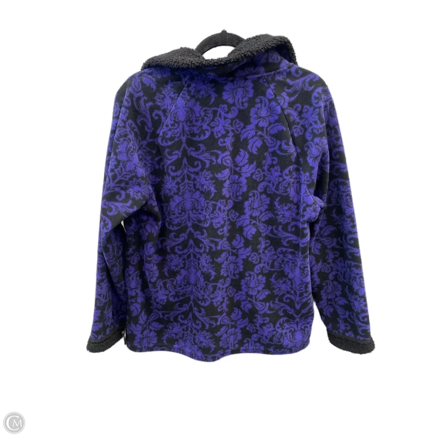Sweatshirt Collar By Croft And Barrow In Purple, Size: Xl