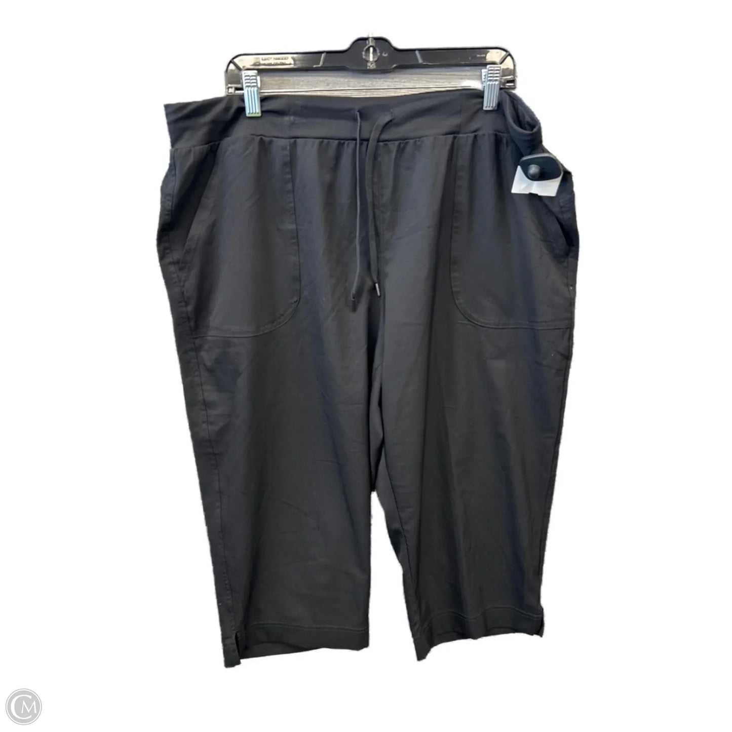 Athletic Capris By St Johns Bay In Black, Size: Xl
