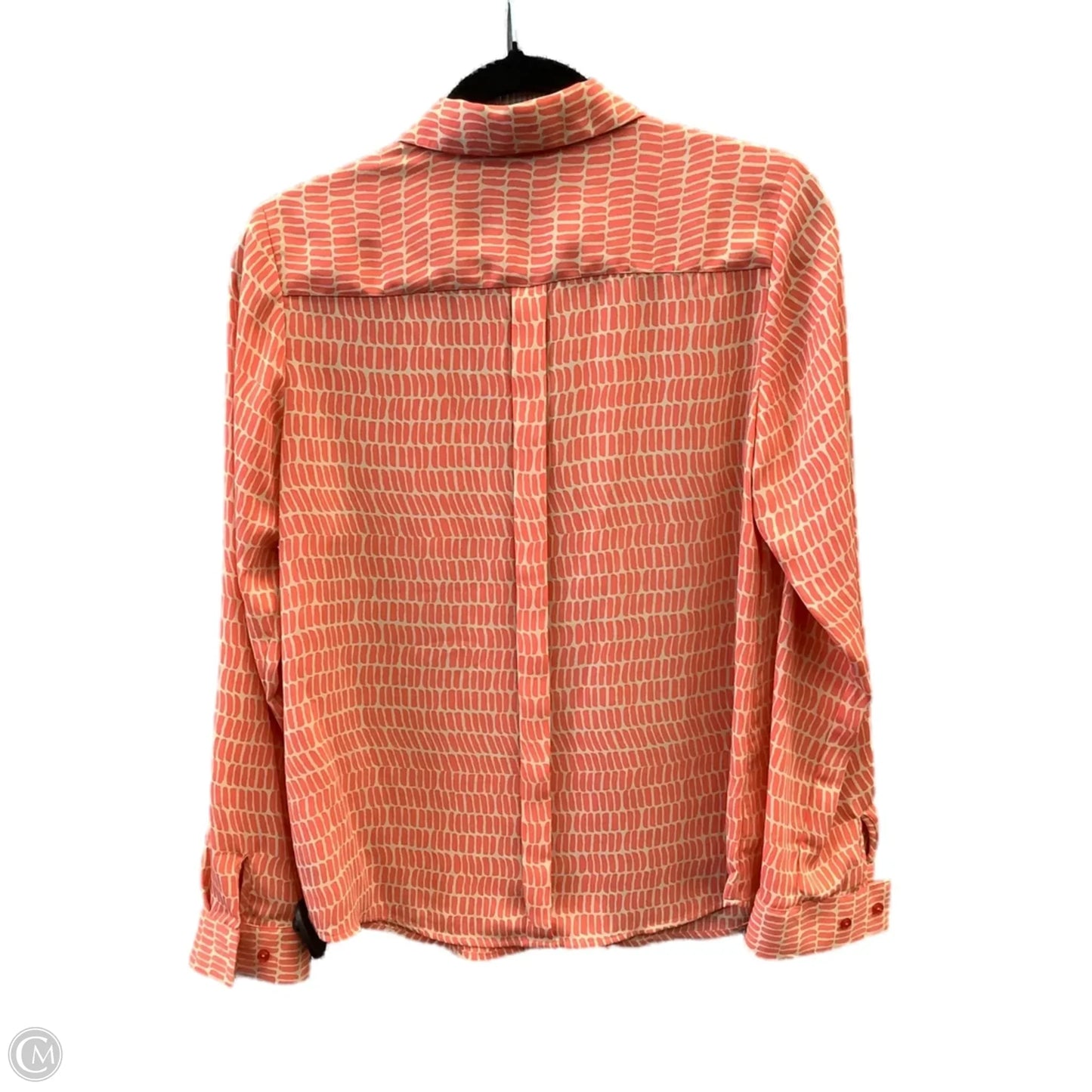 Top Long Sleeve By Clothes Mentor In Orange, Size: S