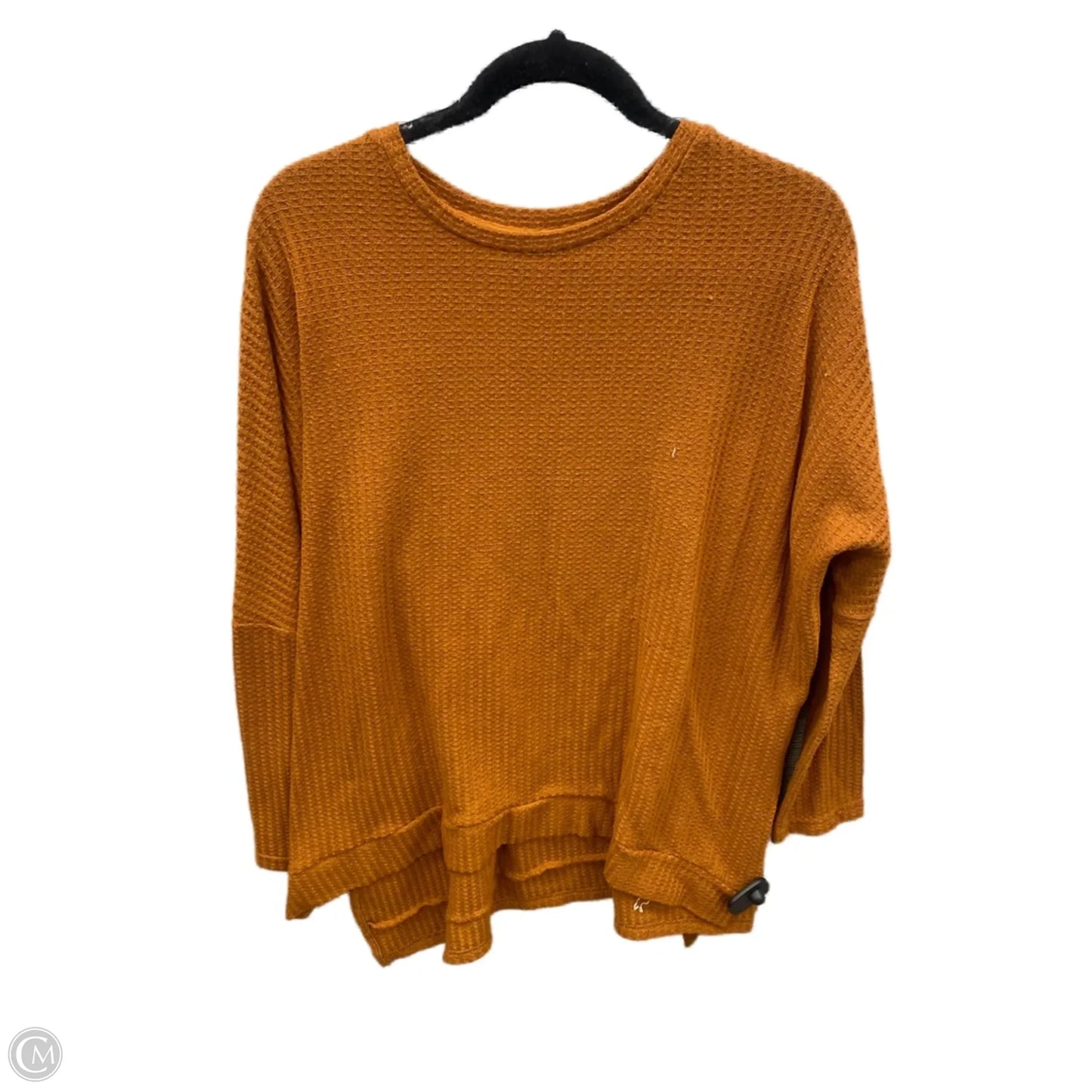 Top Long Sleeve By Clothes Mentor In Orange, Size: M
