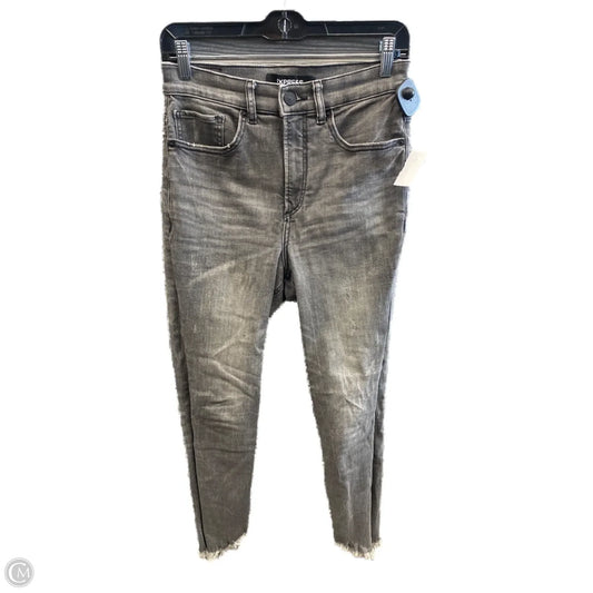 Jeans Skinny By Express In Grey Denim, Size: 4