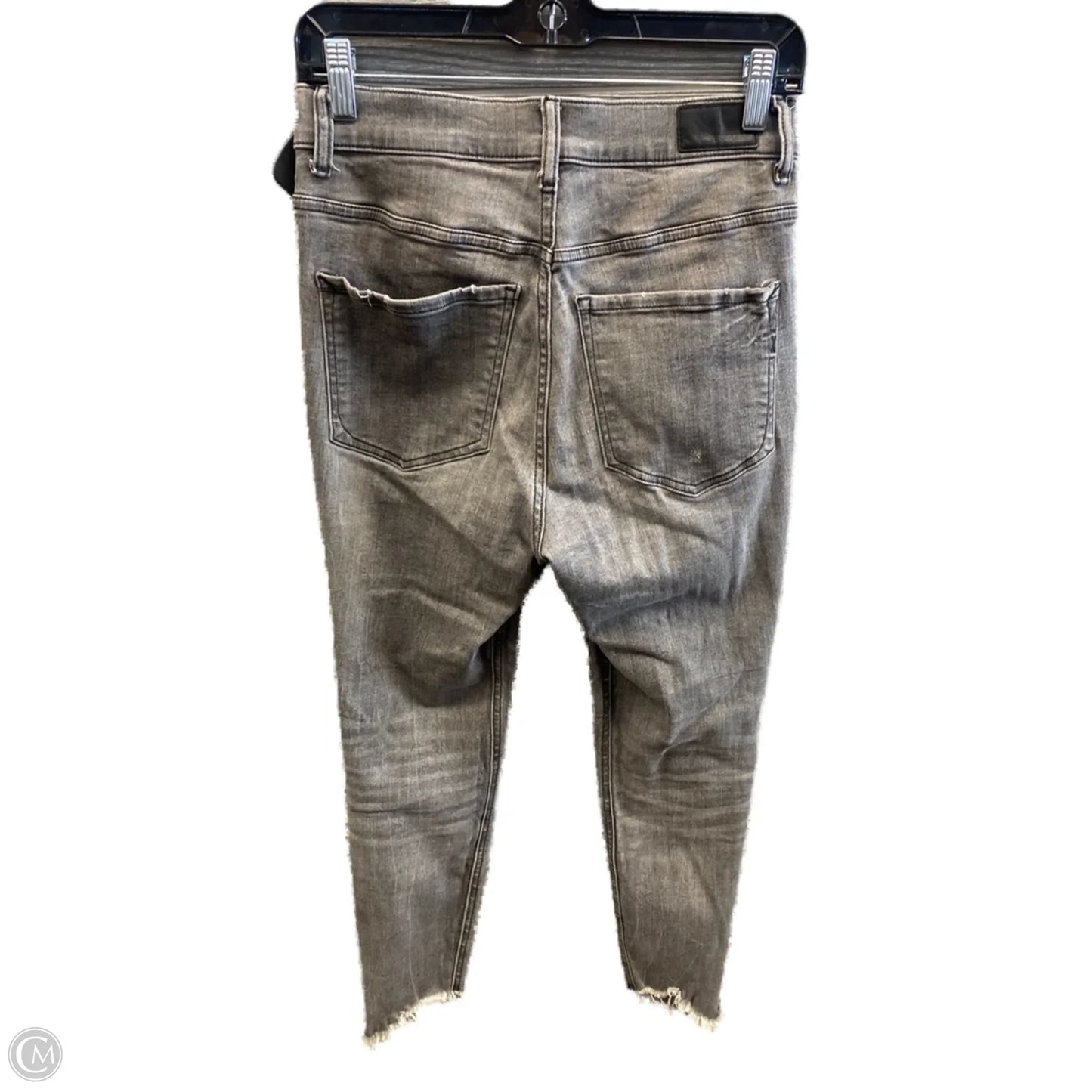 Jeans Skinny By Express In Grey Denim, Size: 4