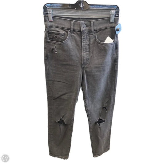 Jeans Skinny By Express In Black Denim, Size: 4