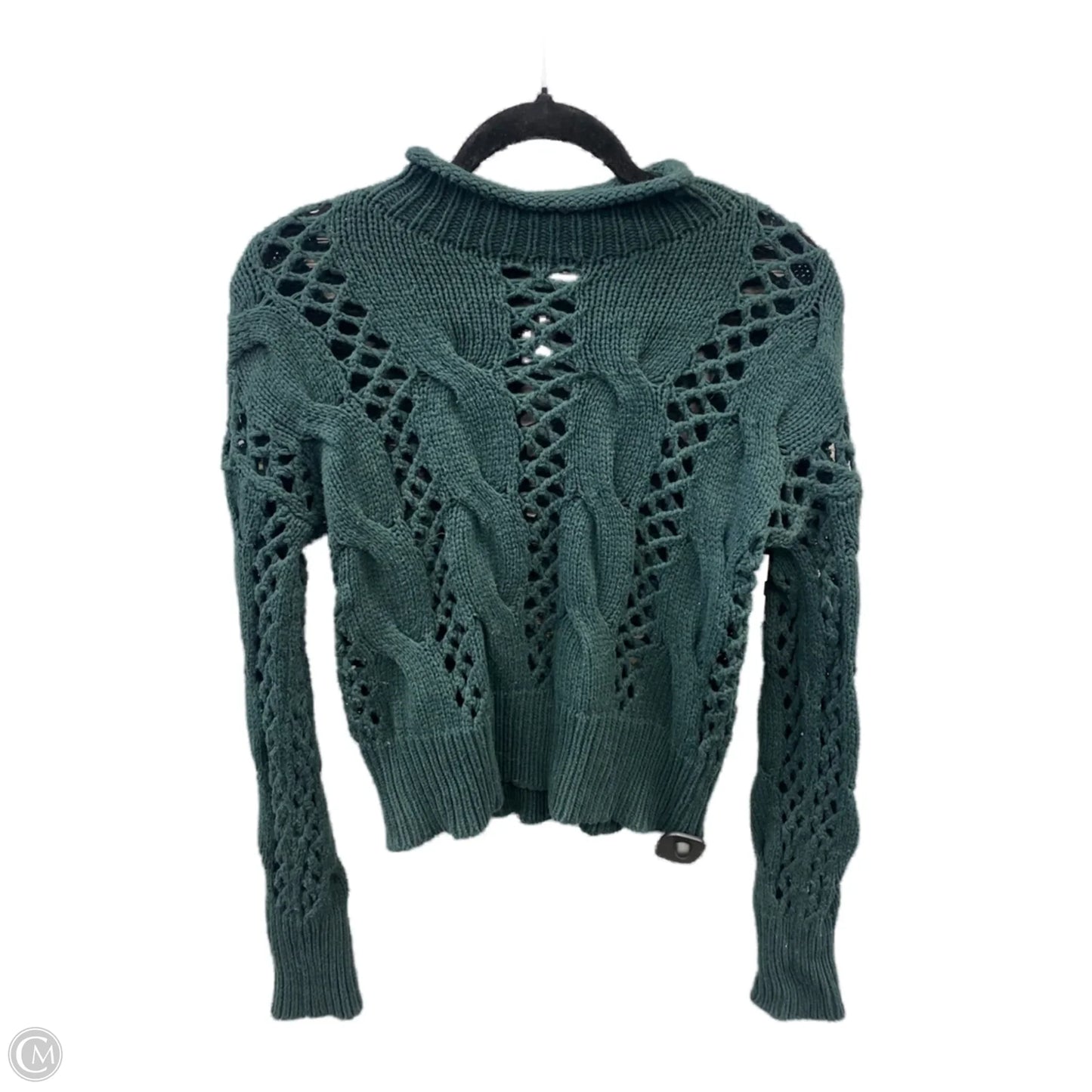 Sweater By Express In Green, Size: M