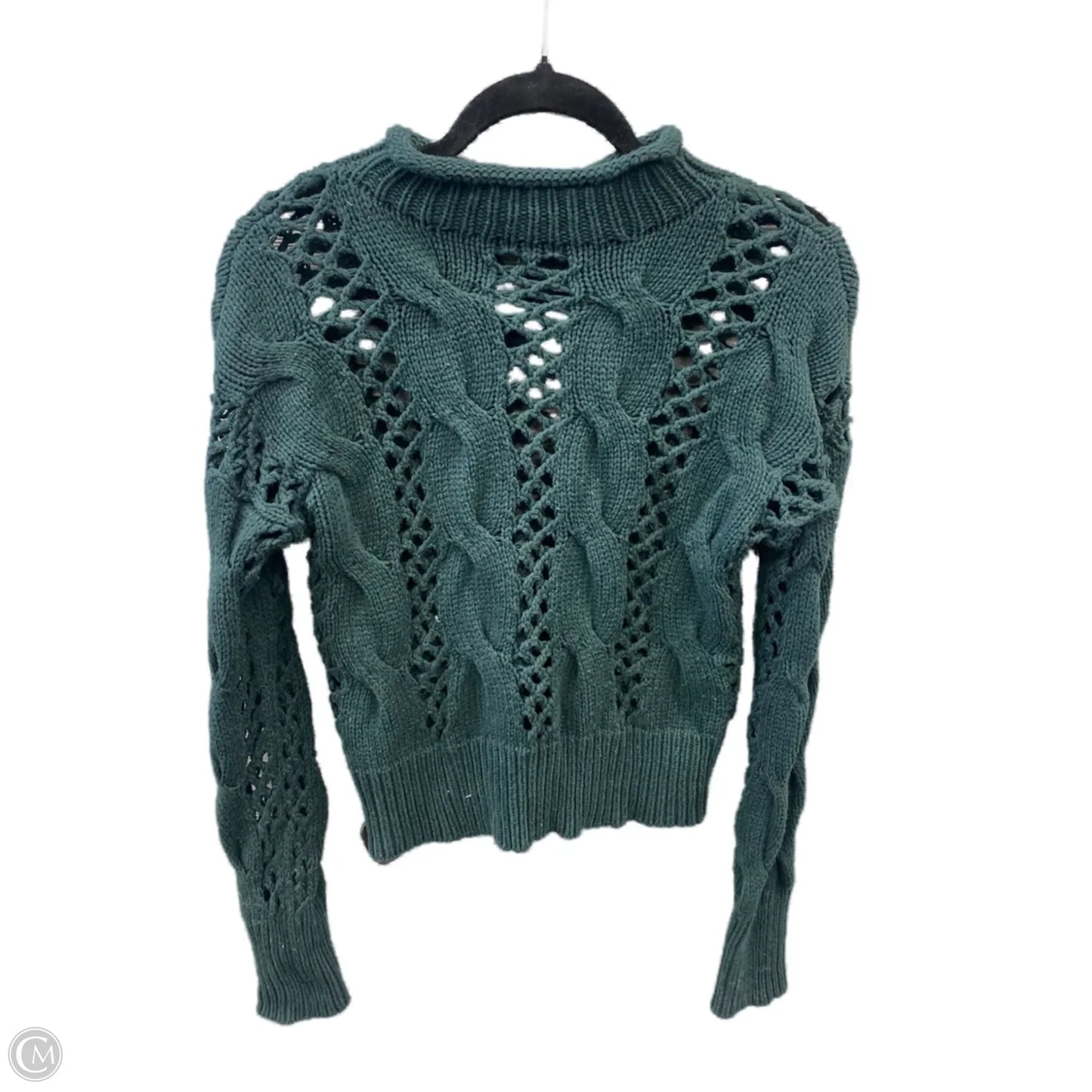 Sweater By Express In Green, Size: M