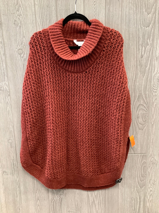 Poncho By Lc Lauren Conrad In Red, Size: Os