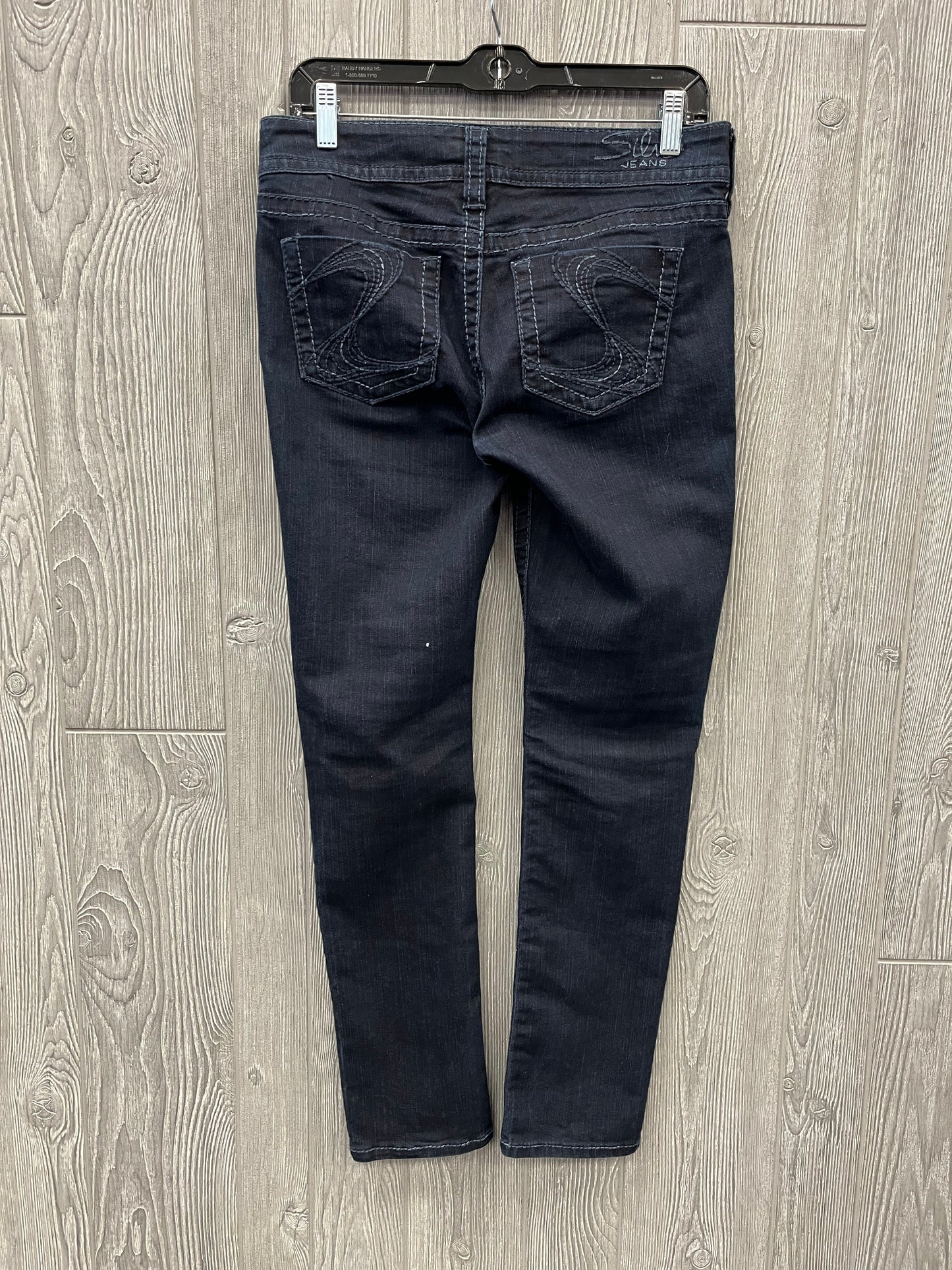 Jeans Skinny By Silver In Blue Denim, Size: 6