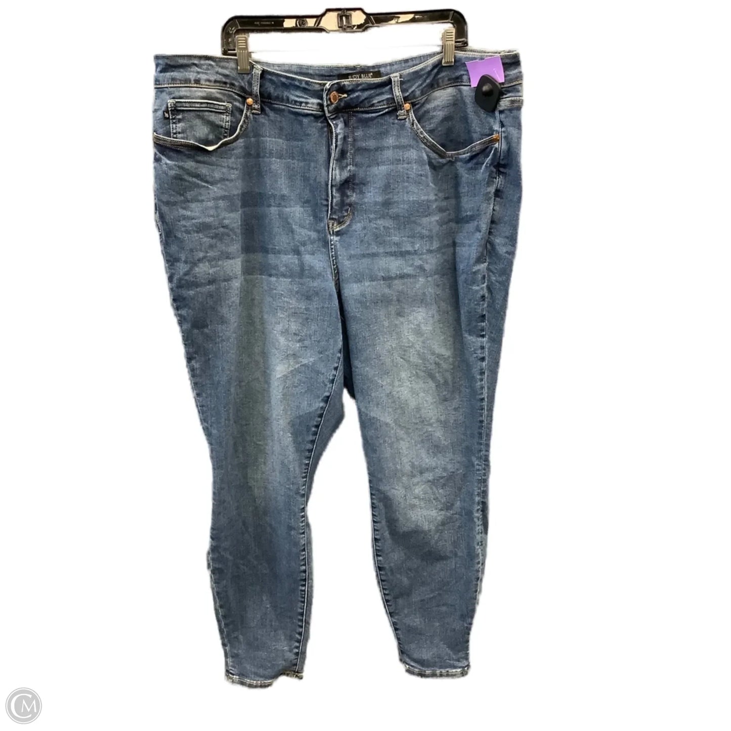 Jeans Skinny By Judy Blue In Blue Denim, Size: 24