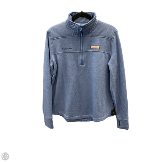 Sweatshirt Collar By Vineyard Vines In Blue, Size: L