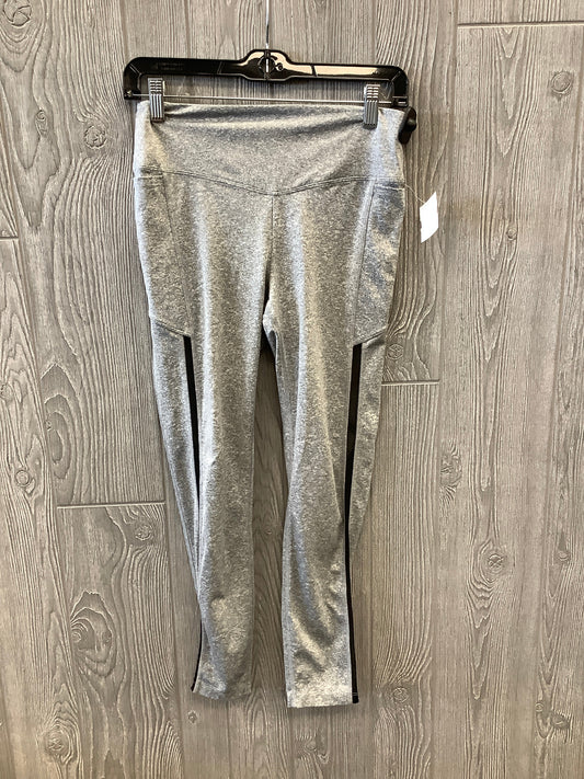 Grey Athletic Leggings Pink, Size M