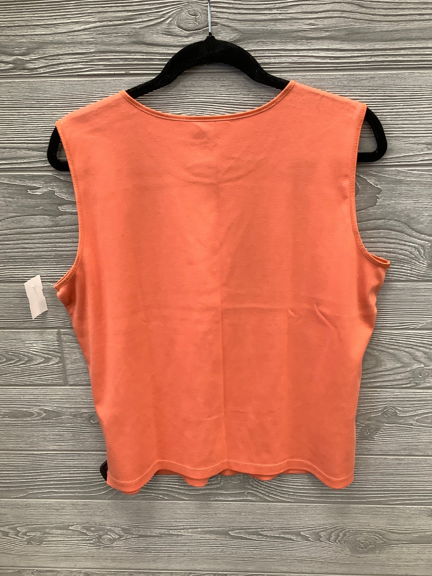 Top Sleeveless By Christopher And Banks In Orange, Size: Petite   Xl