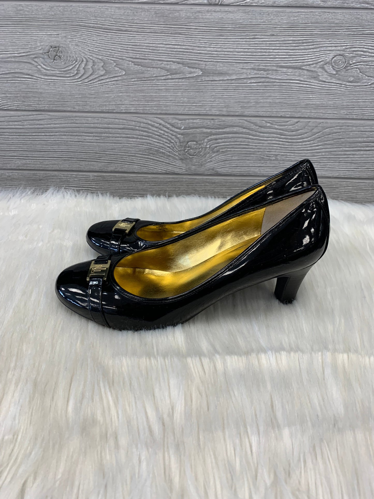 Shoes Heels Block By Lauren By Ralph Lauren In Black, Size: 9.5