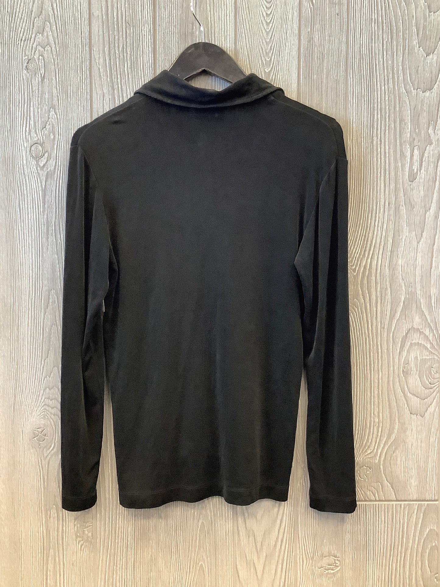 Top Long Sleeve By Chicos In Black, Size: Xs