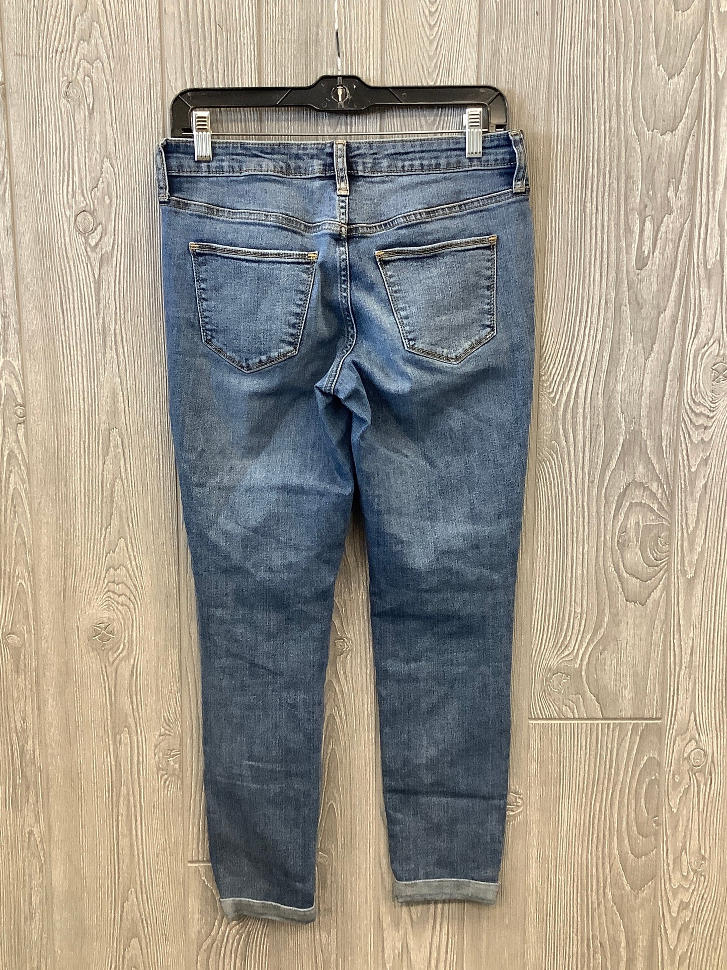 Jeans Straight By Universal Thread In Blue Denim, Size: 4