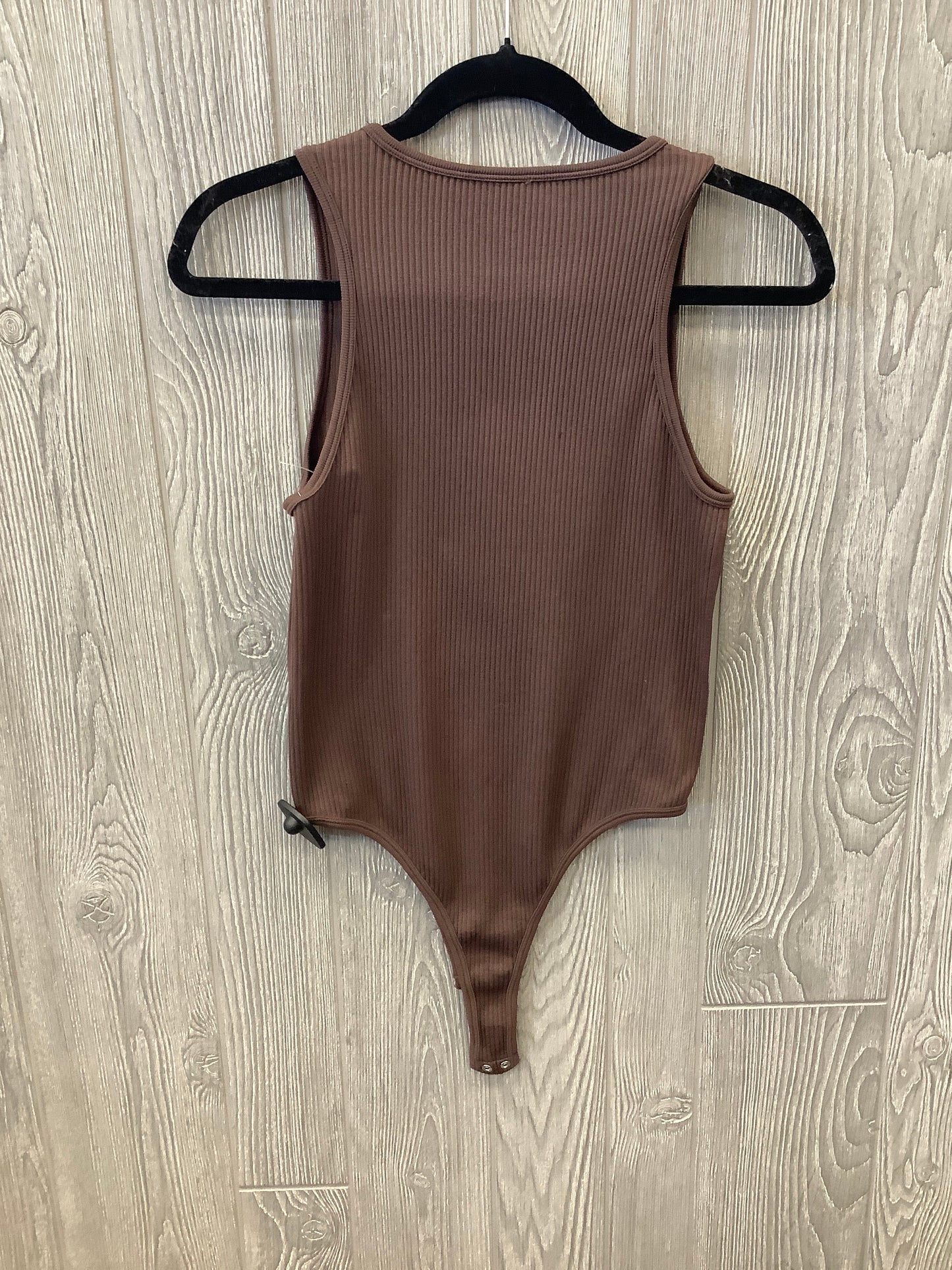 Bodysuit By Clothes Mentor In Brown, Size: S