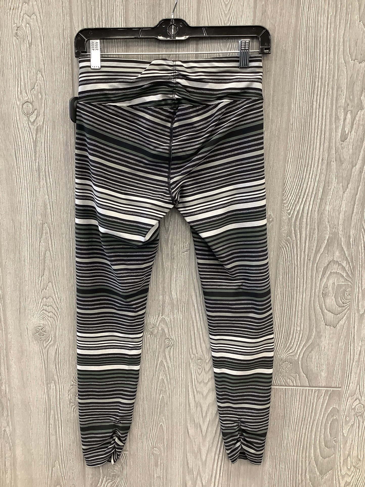 Athletic Leggings By Calvin Klein Performance In Striped Pattern, Size: S