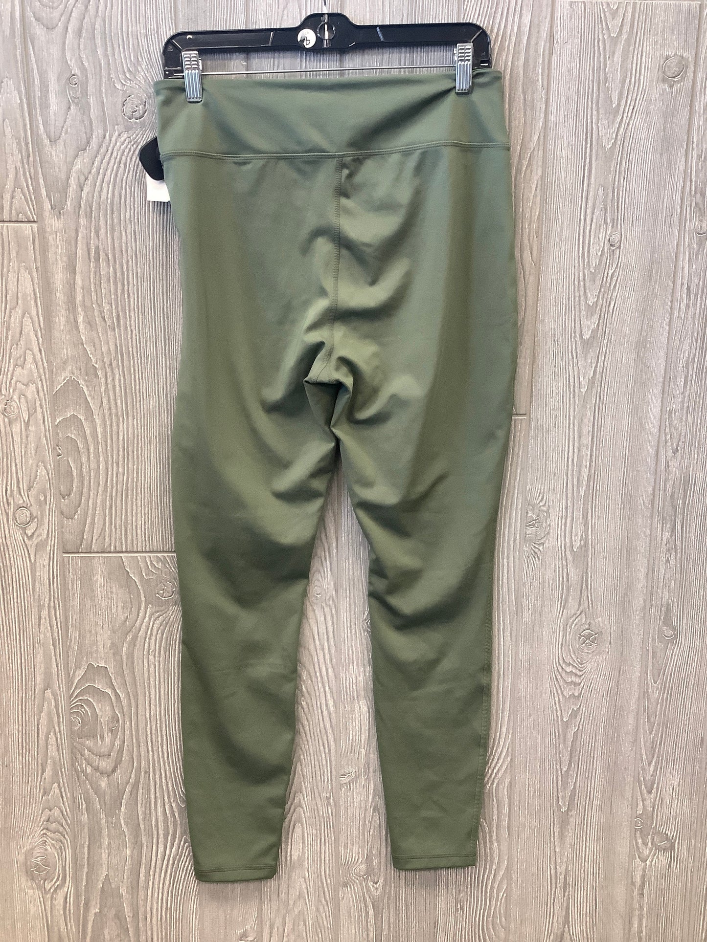 Athletic Leggings By Banana Republic In Green, Size: L