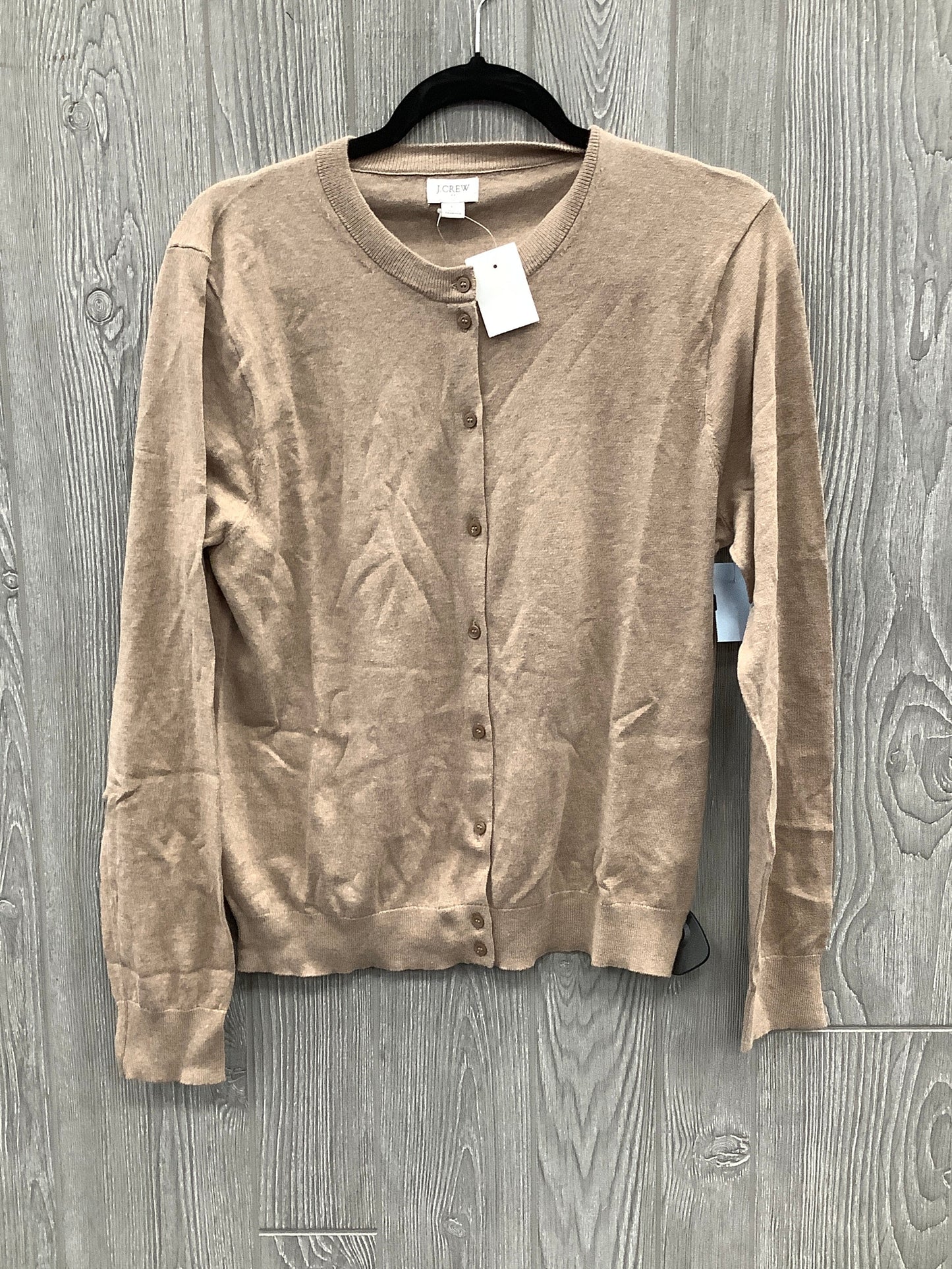 Cardigan By J. Crew In Tan, Size: L