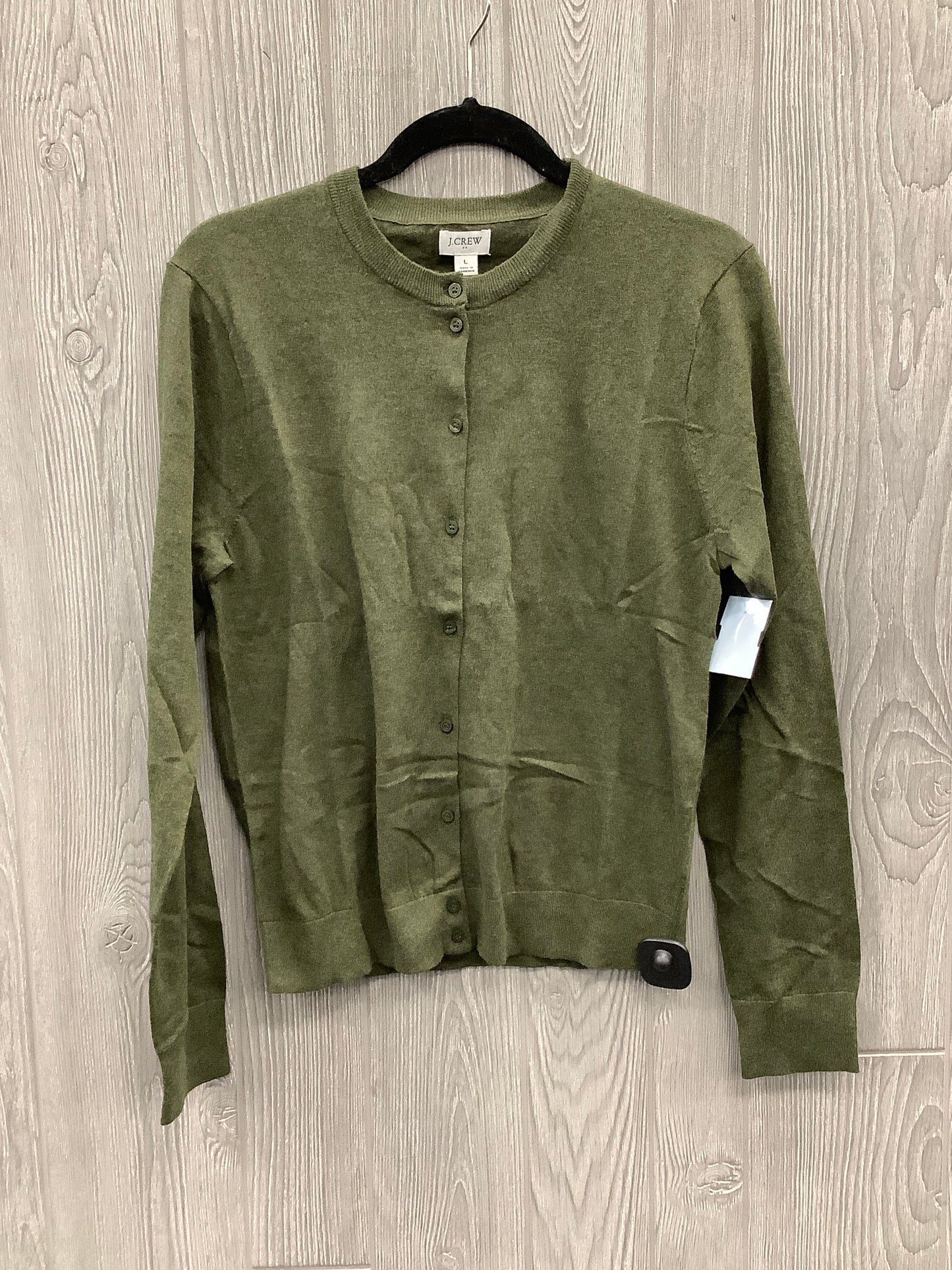 Cardigan By J. Crew In Green, Size: L