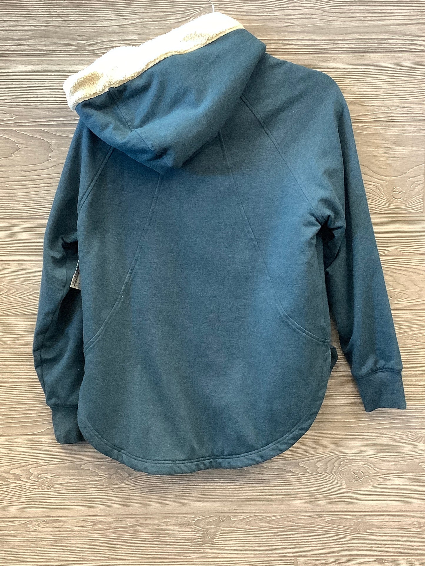 Sweatshirt Hoodie By Eddie Bauer In Blue, Size: S