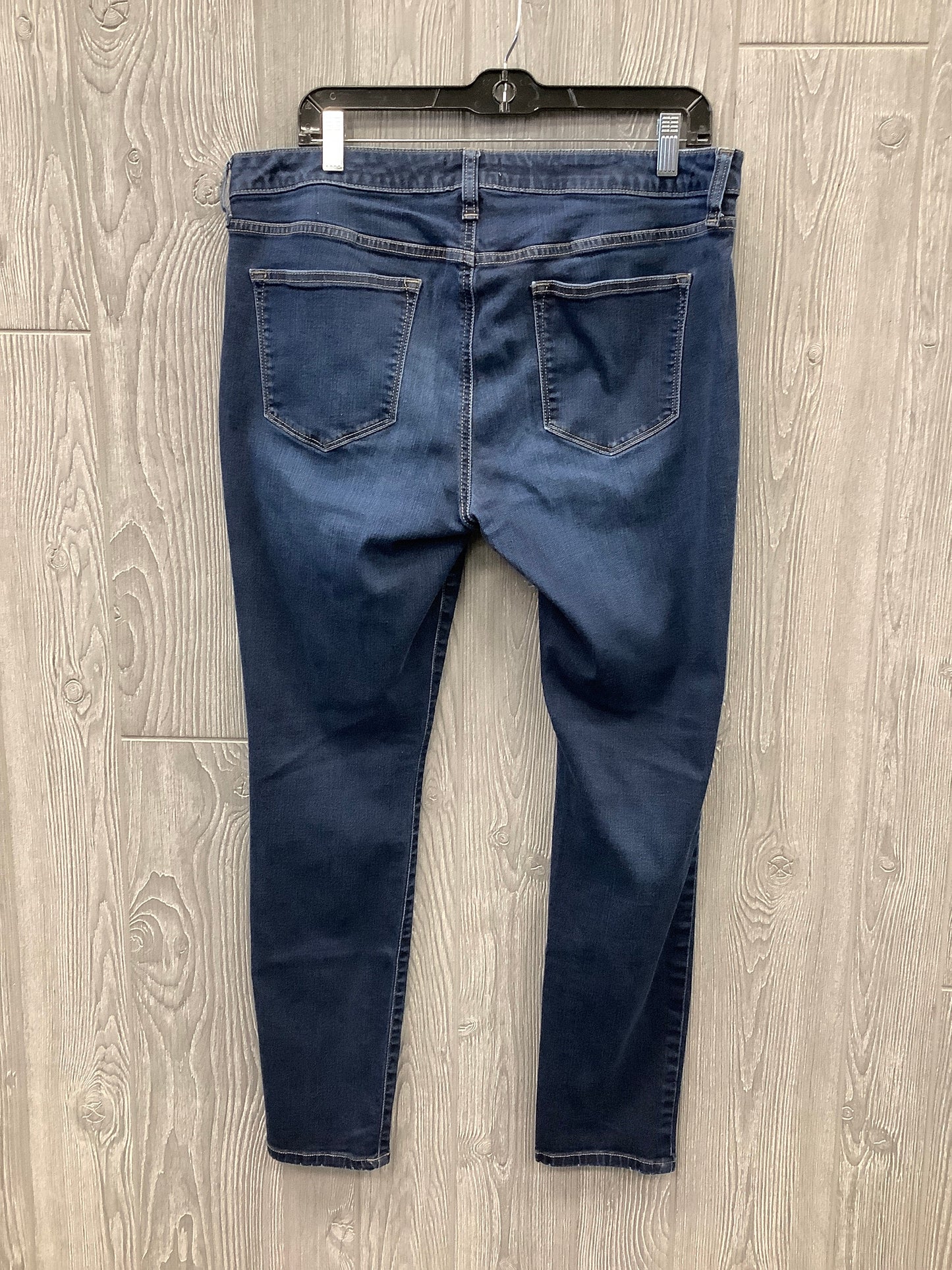 Jeans Skinny By Sonoma In Blue Denim, Size: 16