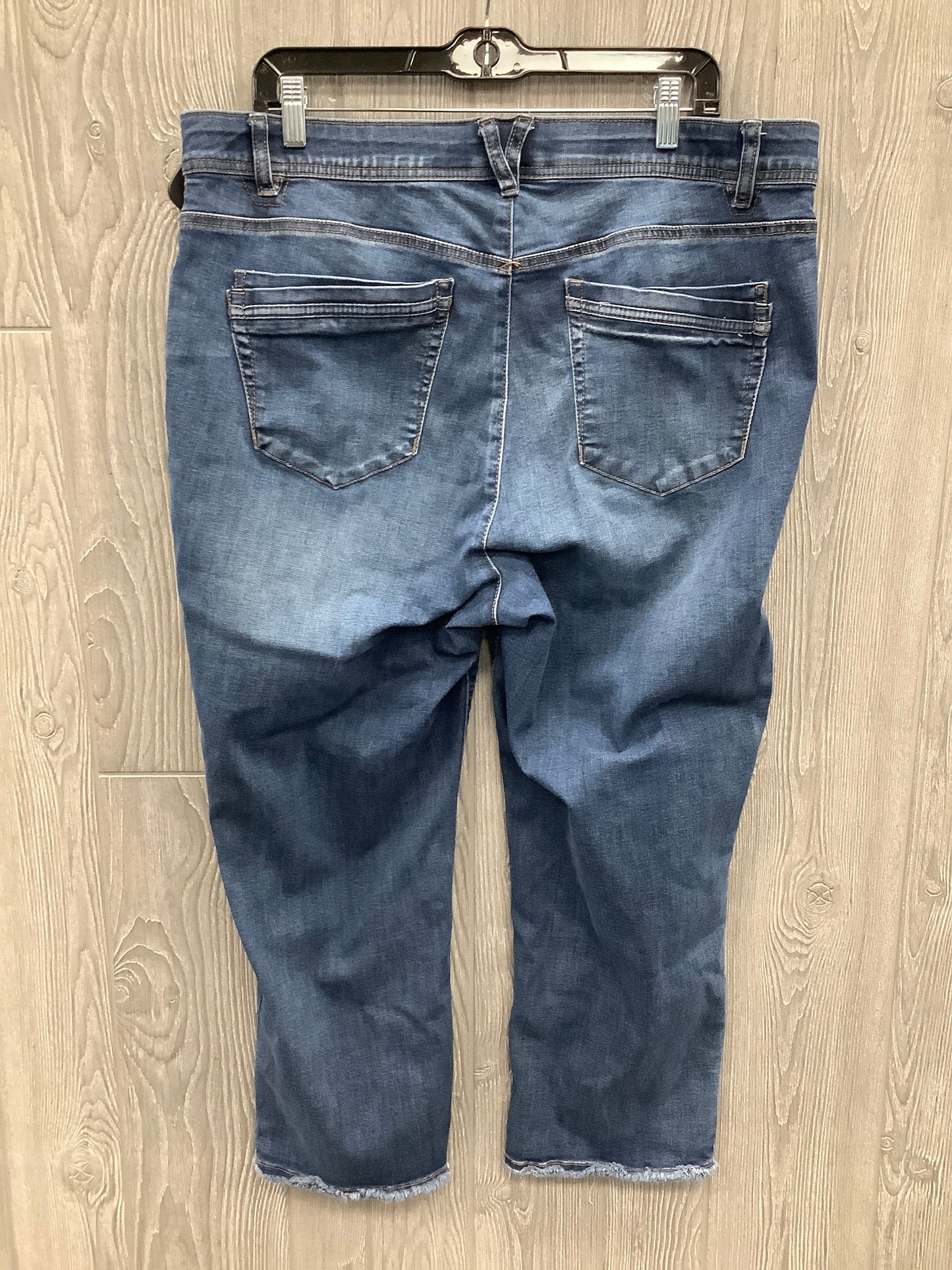 Jeans Straight By Democracy In Blue Denim, Size: 18