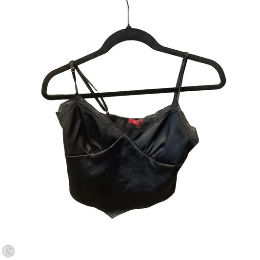 Top Sleeveless By Guess In Black, Size: M