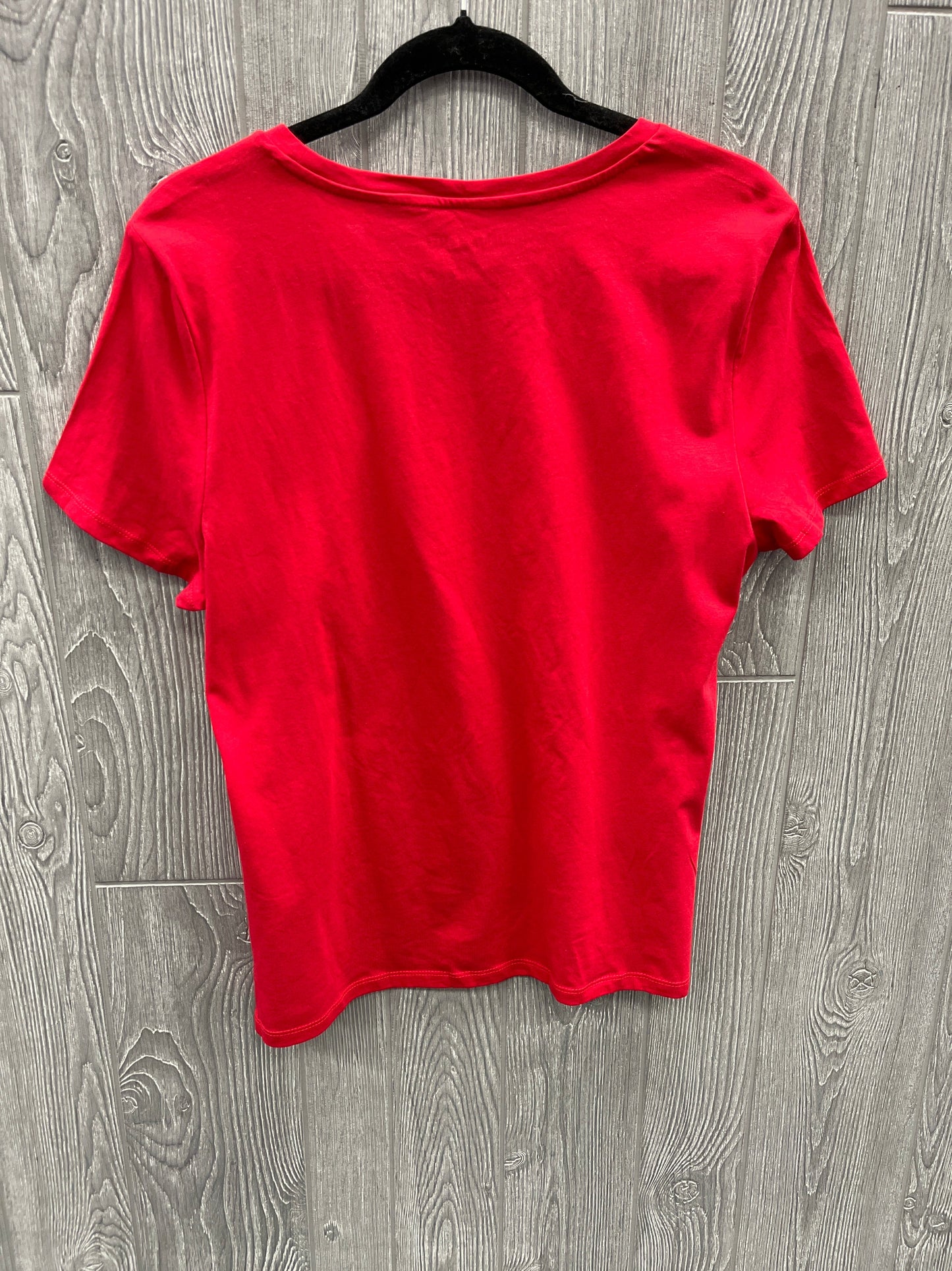 Top Short Sleeve By Nautica In Red, Size: M