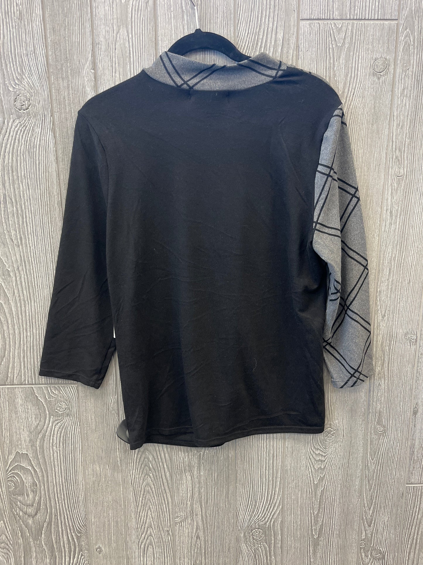 Top Long Sleeve By Clothes Mentor In Grey, Size: L