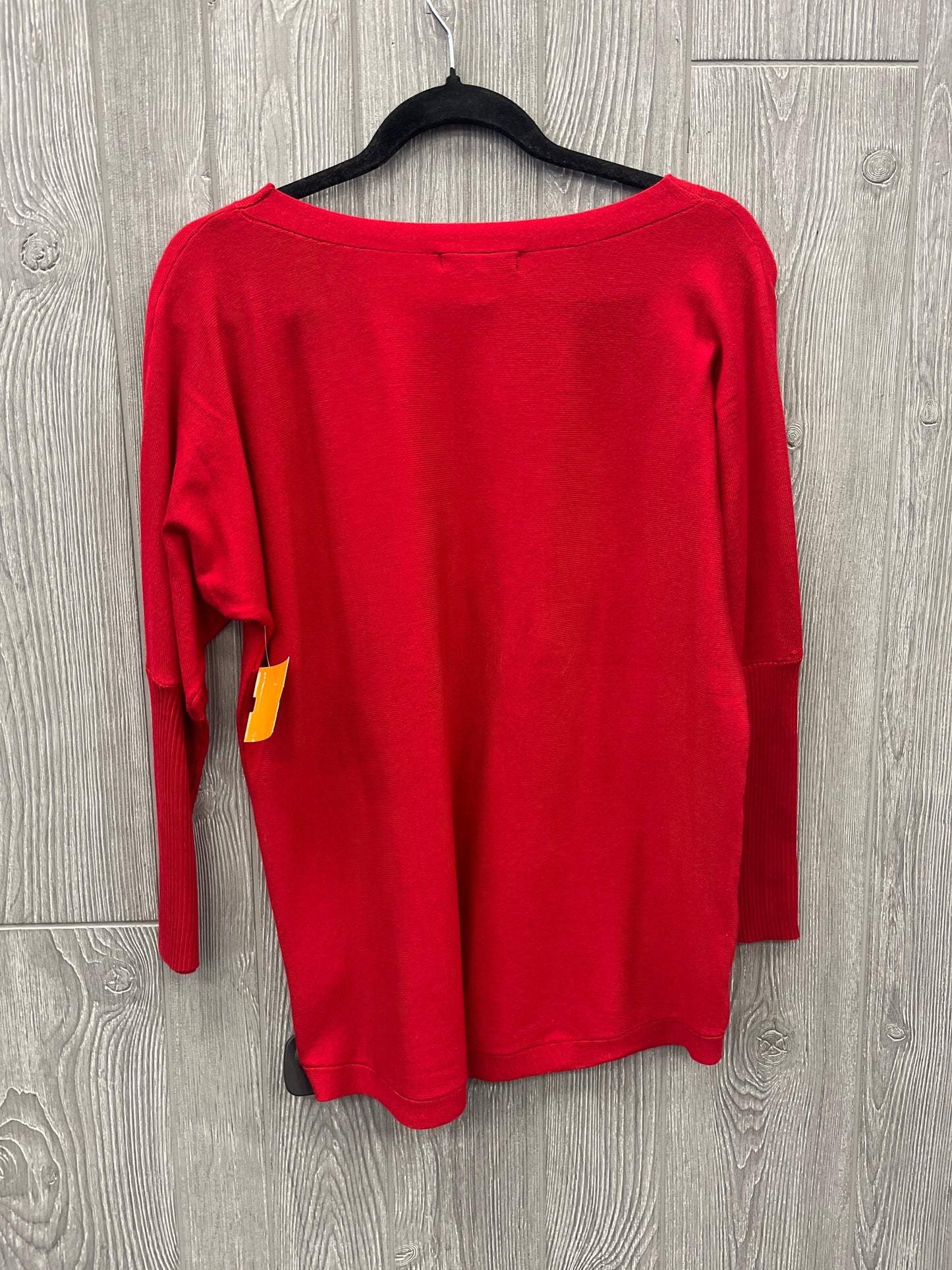 Top Long Sleeve By Cable And Gauge In Red, Size: M