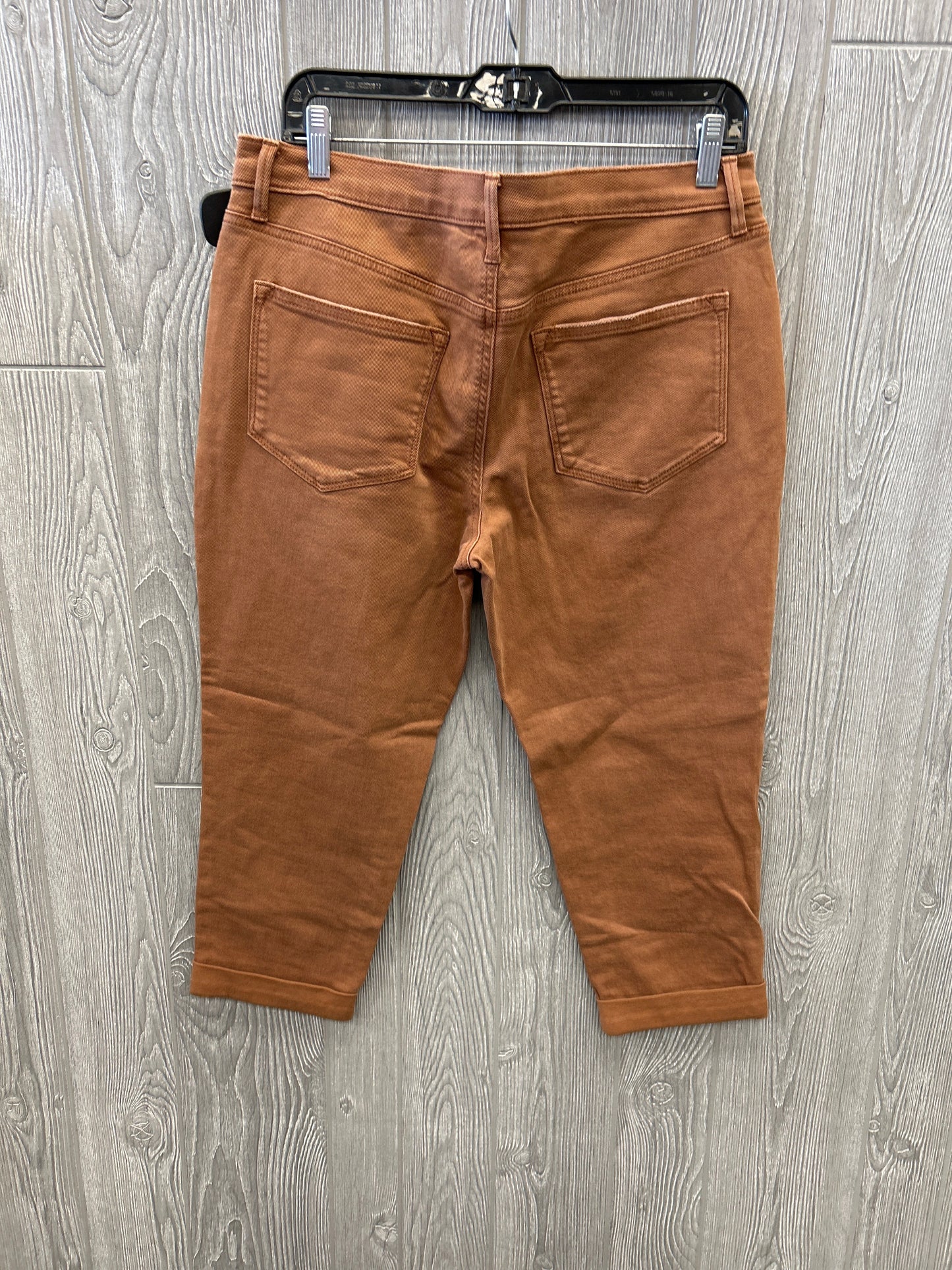 Jeans Straight By Sonoma In Brown, Size: 8