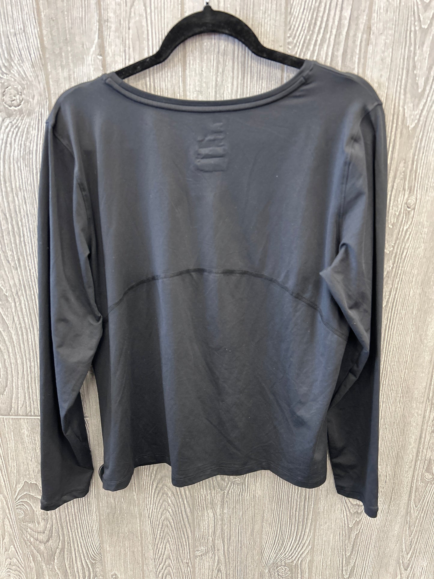 Athletic Top Long Sleeve Crewneck By All In Motion In Black, Size: Xl