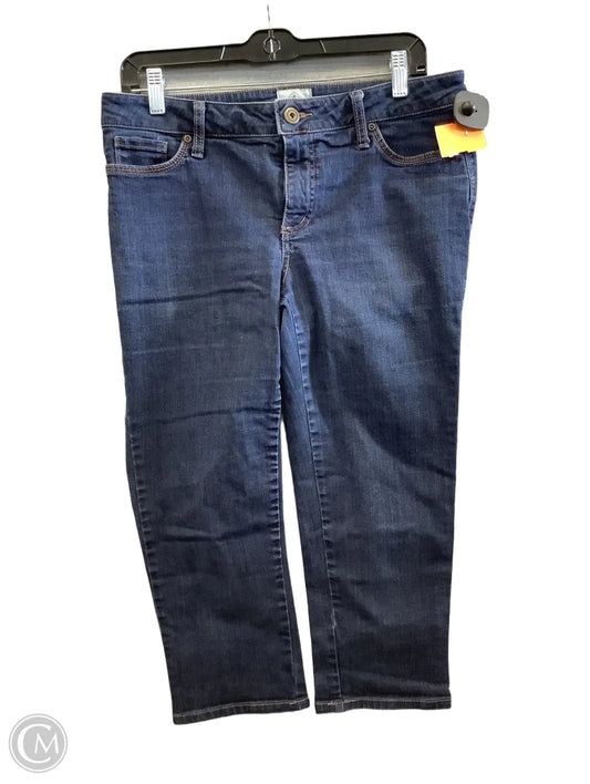 Capris By St Johns Bay In Blue Denim, Size: 6