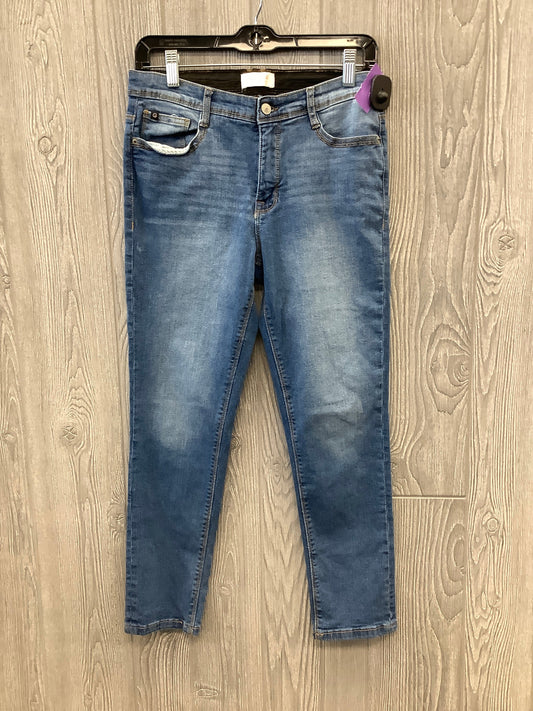 Blue Denim Jeans Straight Curve Appeal, Size 8