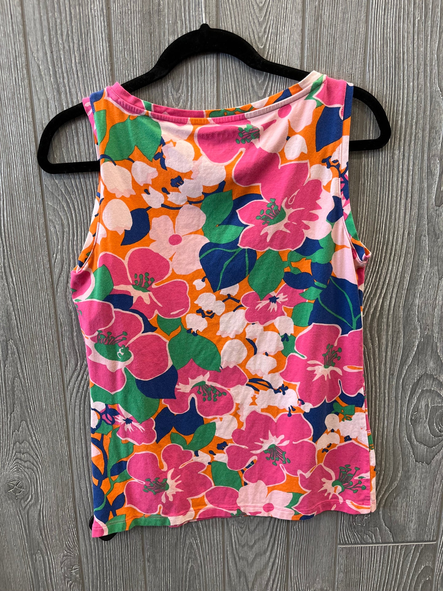 Floral Print Top Sleeveless Talbots, Size S