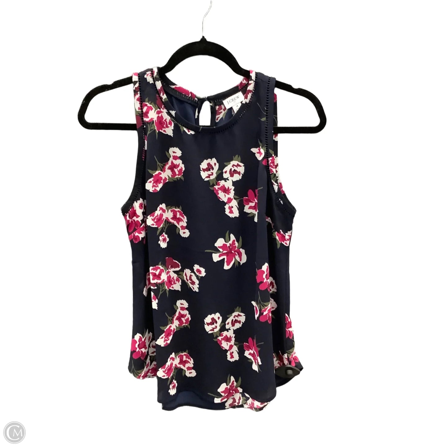 Top Sleeveless By J. Crew In Blue, Size: S