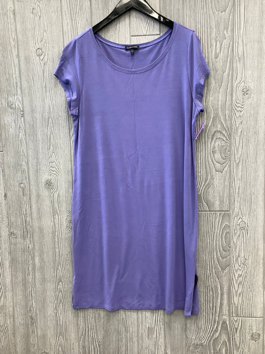 Purple Dress Casual Midi Eileen Fisher, Size L