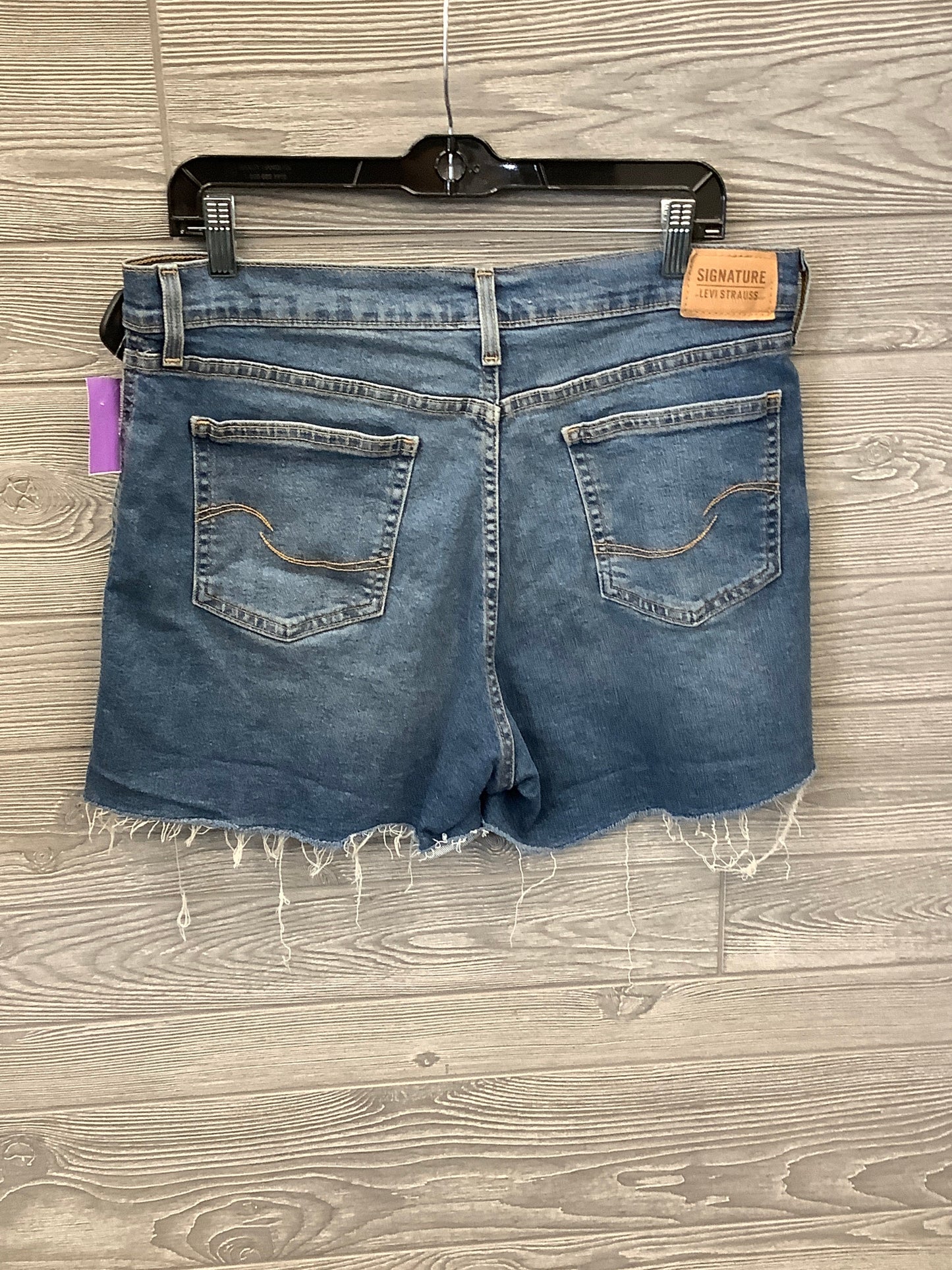 Shorts By Levis In Blue Denim, Size: 14