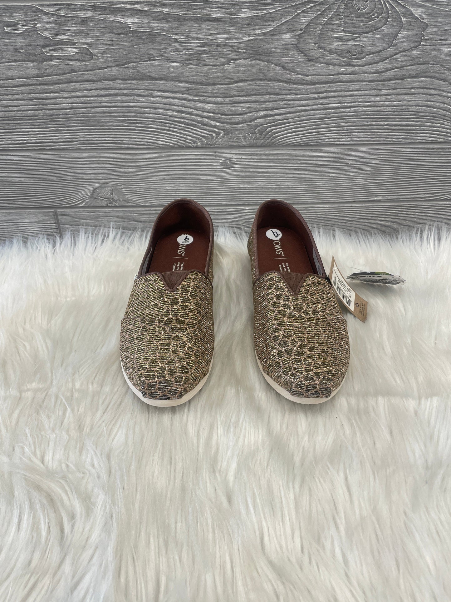 Shoes Flats By Toms In Animal Print, Size: 9