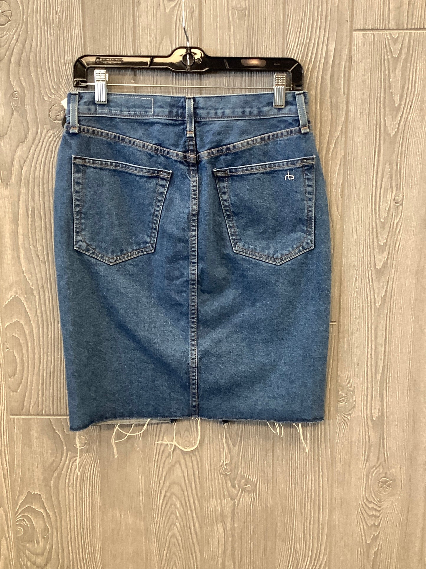 Blue Denim Skirt Midi Rag And Bone, Size 2