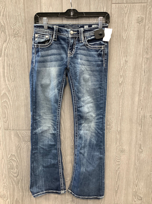 Blue Denim Jeans Boot Cut Miss Me, Size 14
