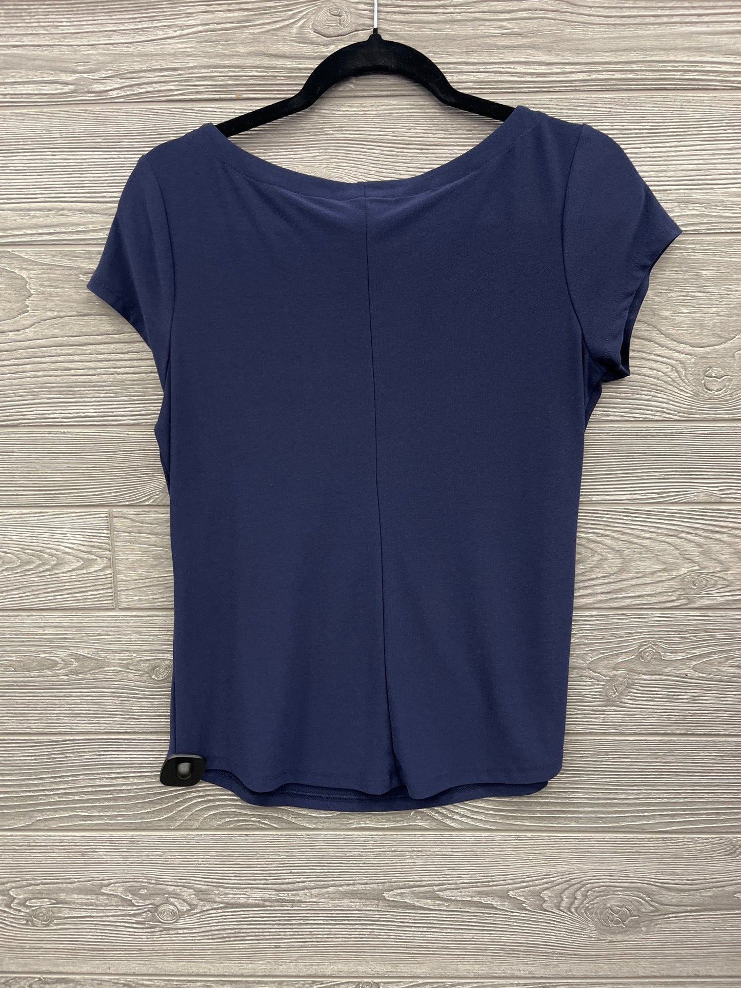 Top Short Sleeve By Halogen In Blue, Size: M