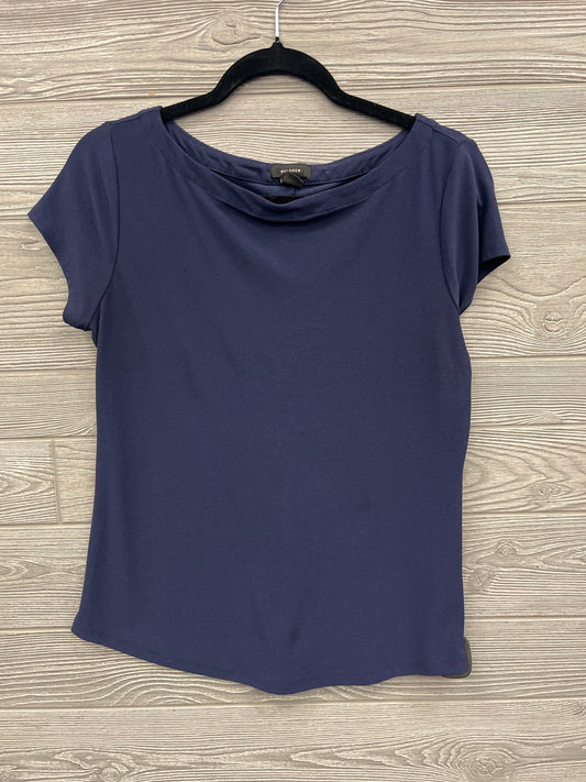 Top Short Sleeve By Halogen In Blue, Size: M