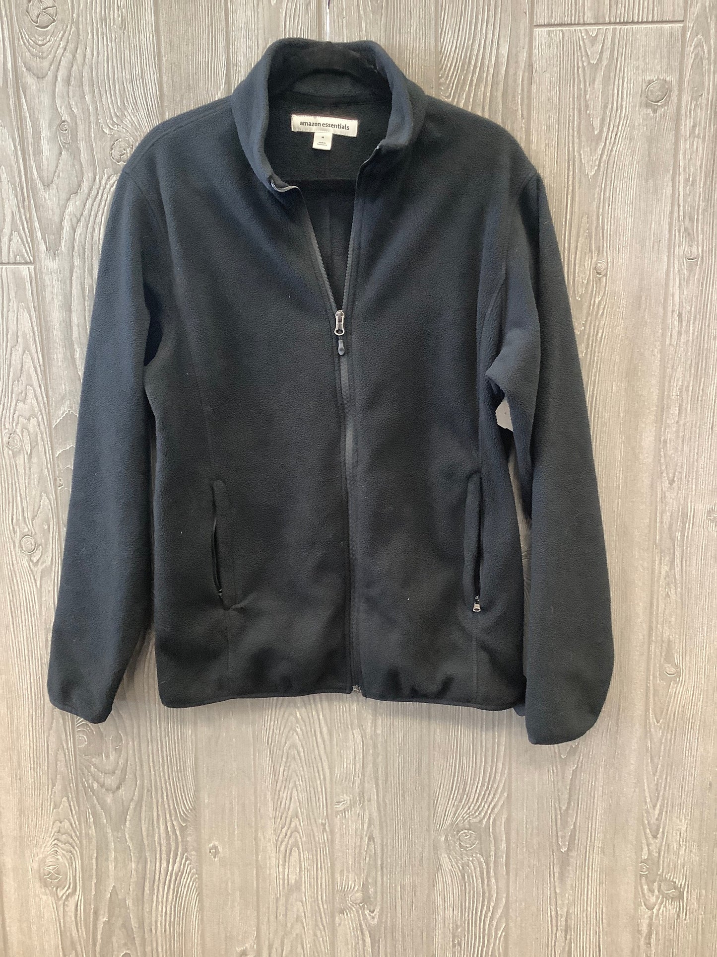 Black Jacket Fleece Amazon Essentials, Size M