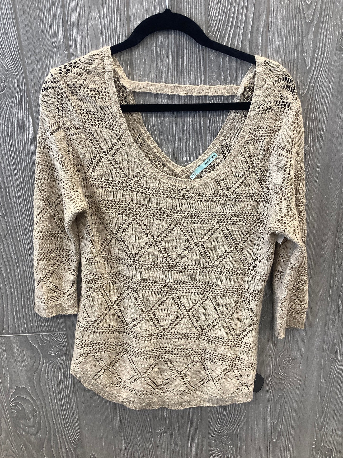 Tan Sweater Maurices, Size M